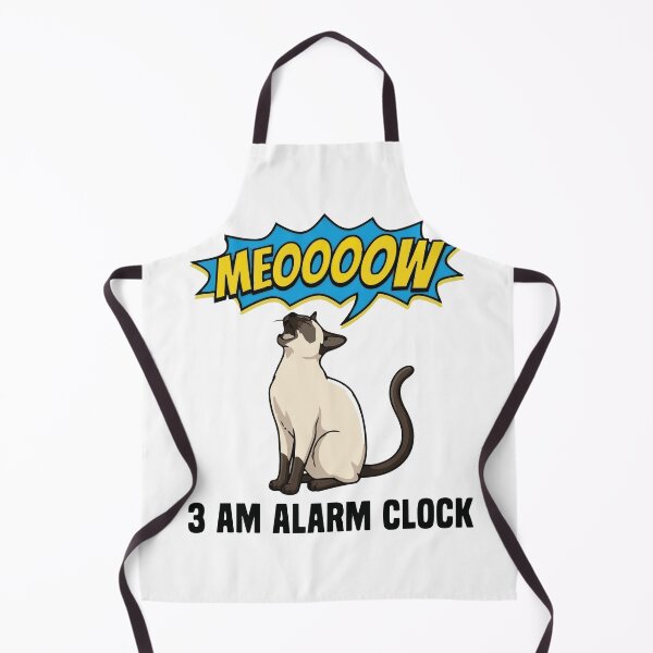 Item preview, 3 AM Alarm Clock Yelling Siamese Cat designed and sold by Petzzz.