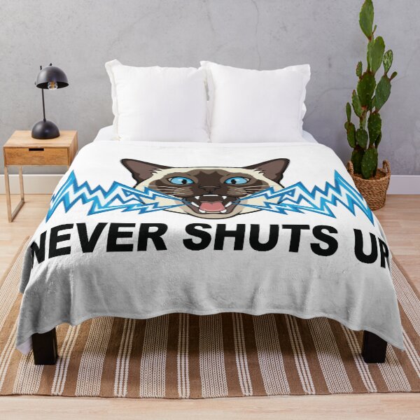 Item preview, Never Shuts Up Loud Screaming Siamese Cat designed and sold by Petzzz.