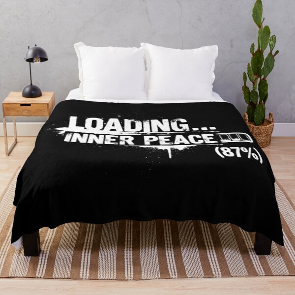 Item preview, Loading Inner Peace - Funny Grunge Typography designed and sold by LockjowArt.