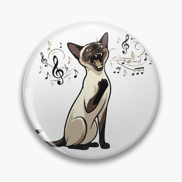 Item preview, Operatic Siren Singing Siamese Cat Funny designed and sold by Petzzz.