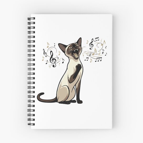 Item preview, Operatic Siren Singing Siamese Cat Funny designed and sold by Petzzz.