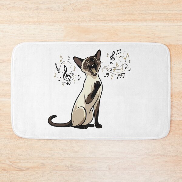 Item preview, Operatic Siren Singing Siamese Cat Funny designed and sold by Petzzz.
