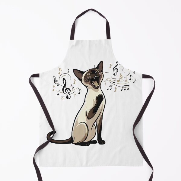 Item preview, Operatic Siren Singing Siamese Cat Funny designed and sold by Petzzz.