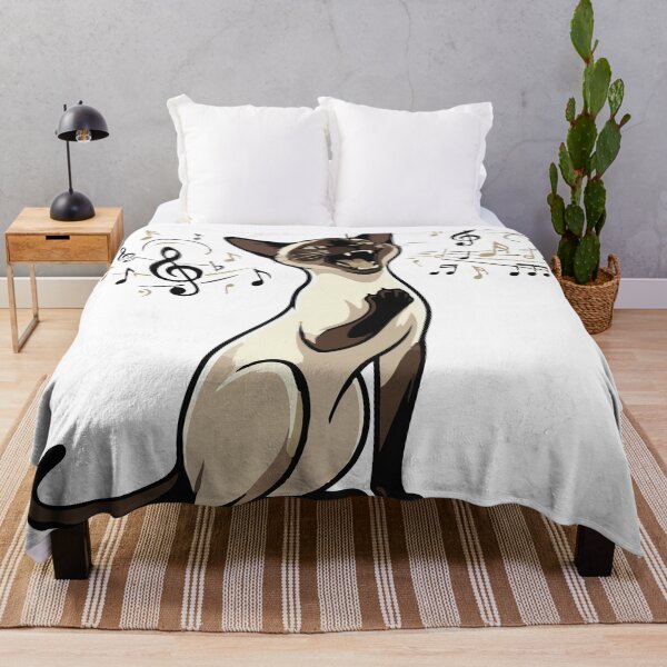 Item preview, Operatic Siren Singing Siamese Cat Funny designed and sold by Petzzz.