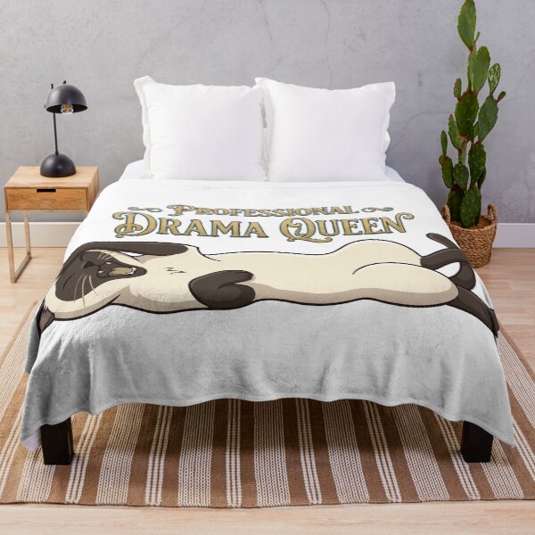 Item preview, Professional Drama Queen Funny Siamese Cat designed and sold by Petzzz.