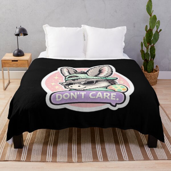 Item preview, Cool Donkey, Easter donkey – Don’t Care Funny Attitude Cartoon designed and sold by VibeOffline Studio.