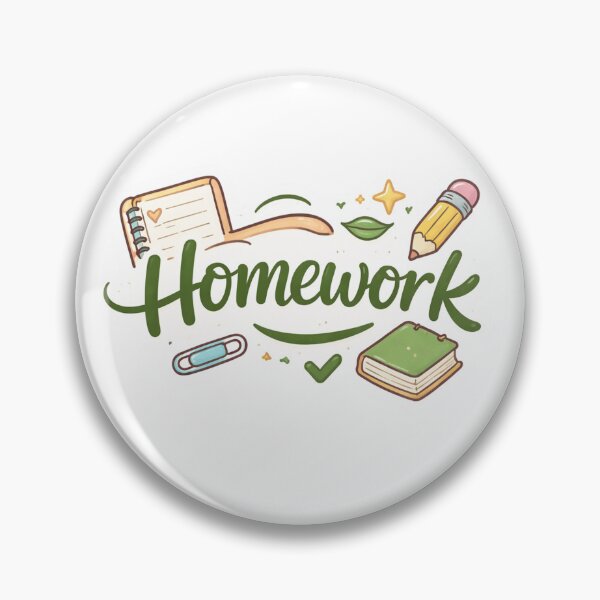 Item preview, Homework Sticker – Teacher Planner Digital Sticker, School Supplies Illustration designed and sold by RonyMady.