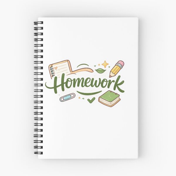 Item preview, Homework Sticker – Teacher Planner Digital Sticker, School Supplies Illustration designed and sold by RonyMady.