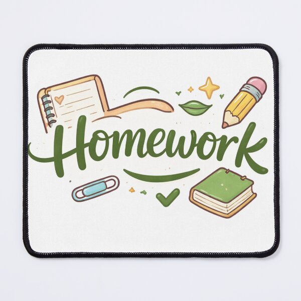 Item preview, Homework Sticker – Teacher Planner Digital Sticker, School Supplies Illustration designed and sold by RonyMady.