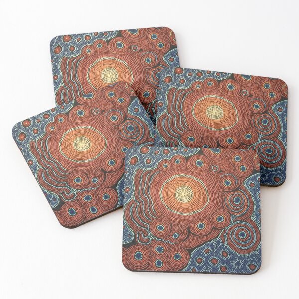 Item preview, Aboriginal Inspired Art - Ocean Lava Eruption designed and sold by GrinGalore.