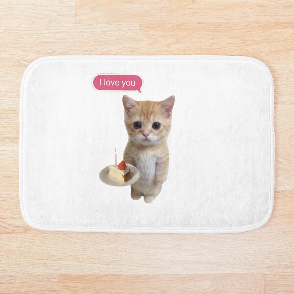 Item preview, Cute Kitten Saying I Love You – Funny Meme designed and sold by memesh-for-you.