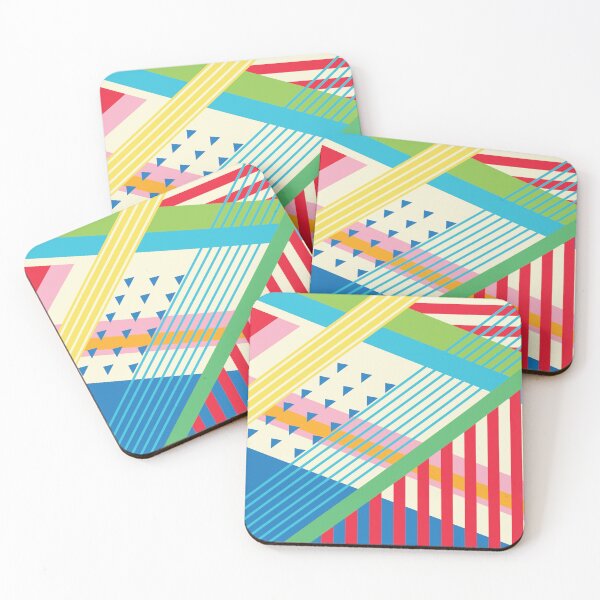 Item preview, Bright Block - 80's revival designed and sold by Gill Eggleston Design.