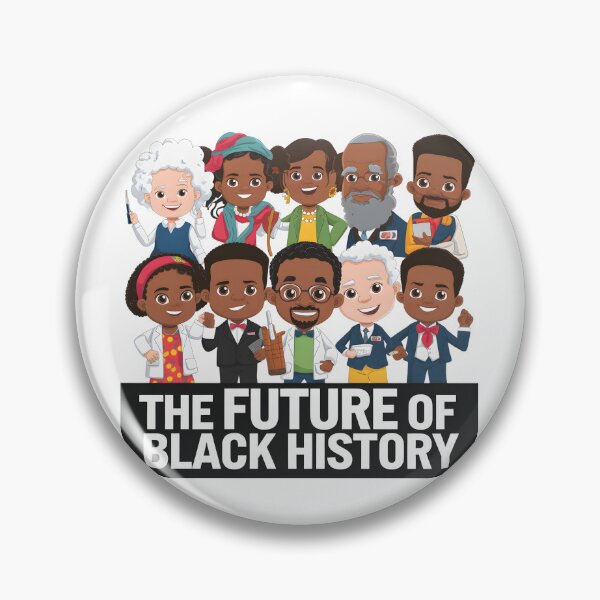 Item preview, The Future of Black History – Cute Black Kids Future Leaders Illustration, Black History Month designed and sold by Happy'CLICK'.