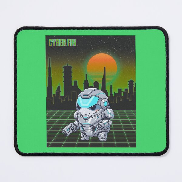 Item preview, Metal Sheriff Shark Cyberpunk designed and sold by Nature's Chibis.