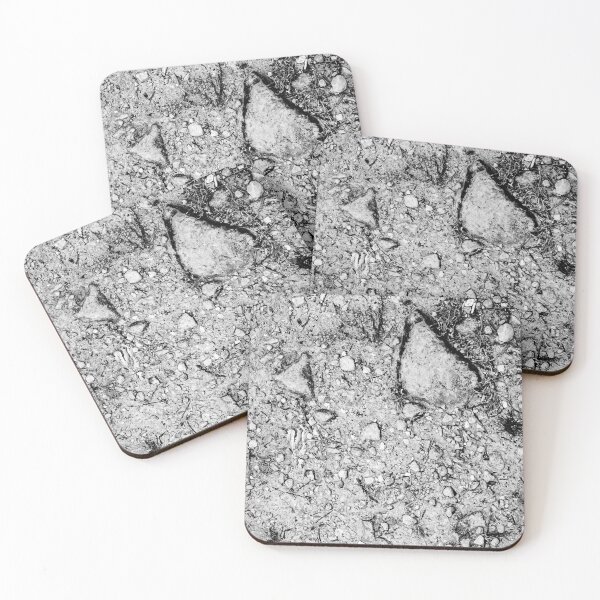 Item preview, Rugged Rock Texture in Monochrome Showing Rough Geological Erosion and Natural Form designed and sold by Nmallia.