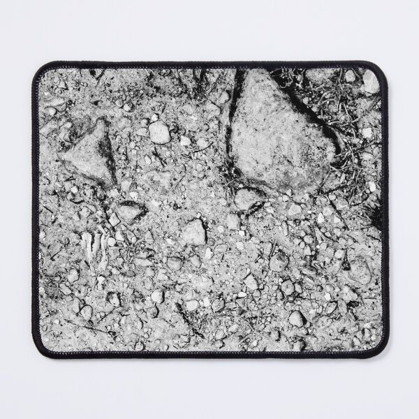 Item preview, Rugged Rock Texture in Monochrome Showing Rough Geological Erosion and Natural Form designed and sold by Nmallia.
