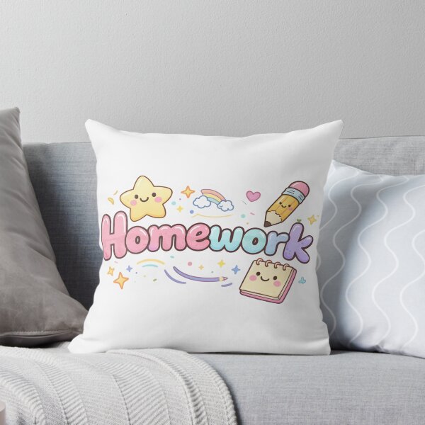 Item preview, Cute Homework Sticker – Kawaii Kids Planner Pastel Digital Sticker designed and sold by RonyMady.