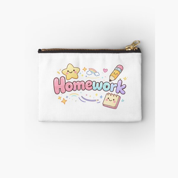 Item preview, Cute Homework Sticker – Kawaii Kids Planner Pastel Digital Sticker designed and sold by RonyMady.