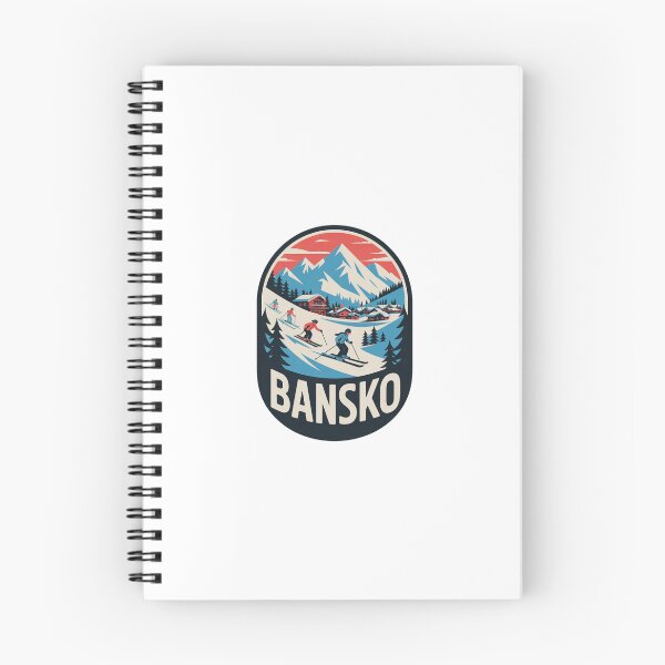 Item preview, Bansko Ski Resort Travel Sticker designed and sold by TulipaGraphics.