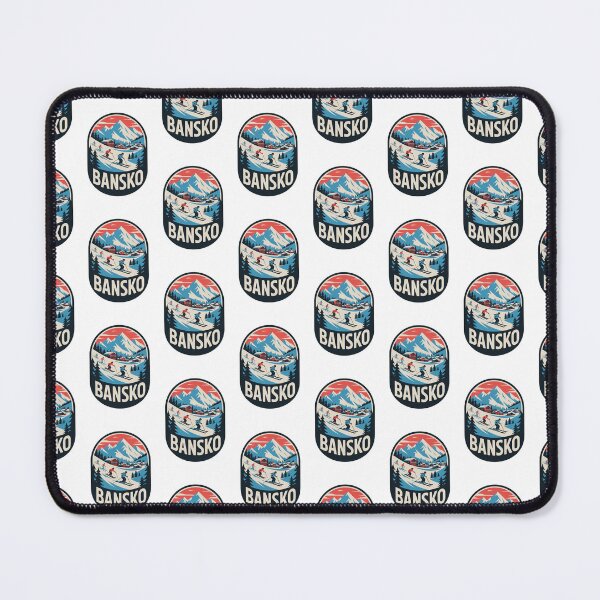 Item preview, Bansko Ski Resort Travel Sticker designed and sold by TulipaGraphics.
