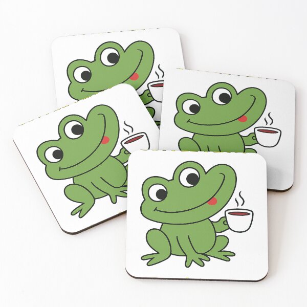 Item preview, Coffee First Croak Later – Funny Frog Coffee Lover Design designed and sold by It's Bro Brand ★ ★ ★ ★ ★.