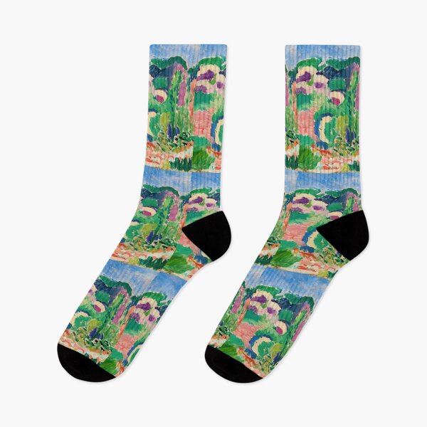 Item preview, Paysage by Henri Matisse: Fauvist Landscape Fine Art Print designed and sold by artofuniverse.