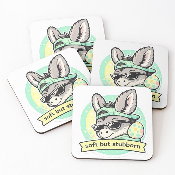 Item preview, Funny Donkey Easter – Soft but Stubborn Cute Easter Donkey designed and sold by VibeOffline Studio.