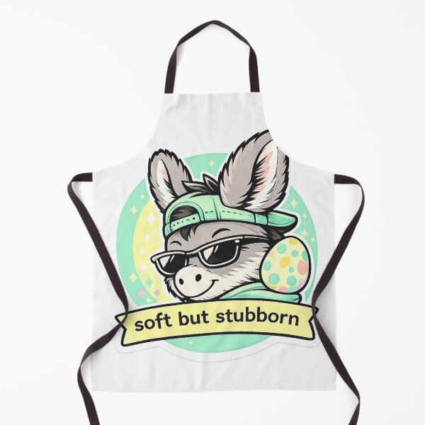 Item preview, Funny Donkey Easter – Soft but Stubborn Cute Easter Donkey designed and sold by VibeOffline Studio.