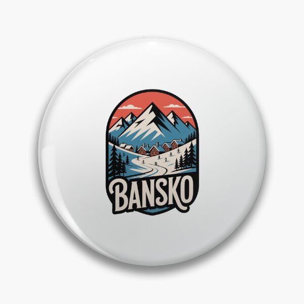 Item preview, Copy of Bansko Ski Resort Travel Sticker designed and sold by TulipaGraphics.