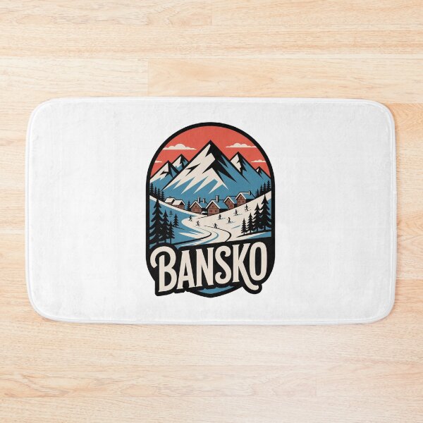 Item preview, Copy of Bansko Ski Resort Travel Sticker designed and sold by TulipaGraphics.