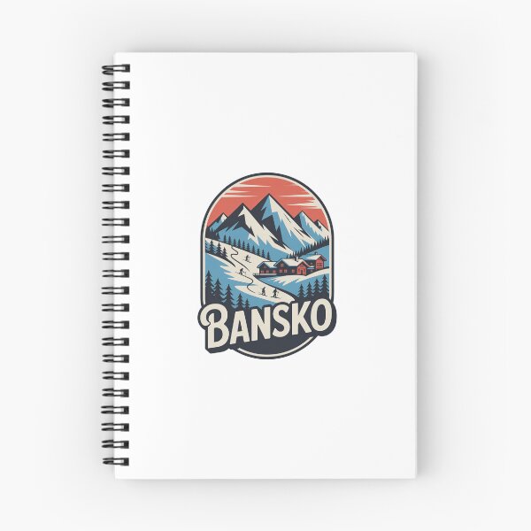 Item preview, Bansko Ski Resort Travel Sticker designed and sold by TulipaGraphics.