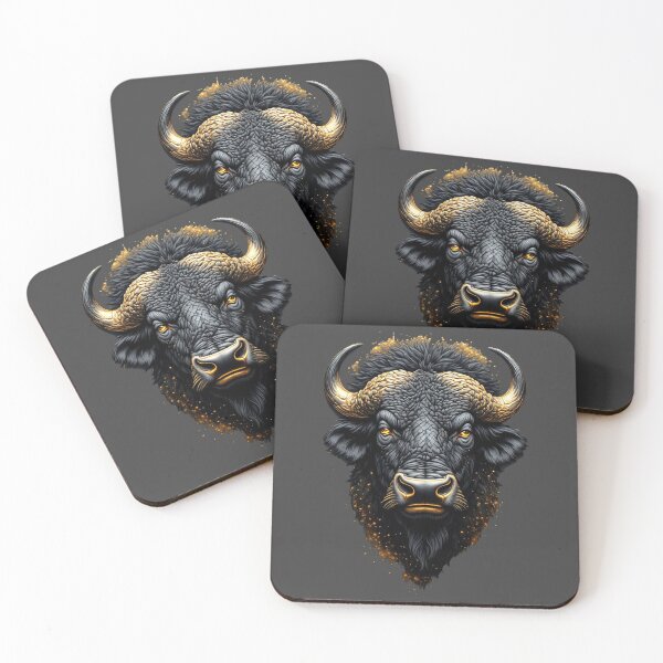 Item preview, Carbon Royalty: The Golden African Buffalo designed and sold by Shift-Bloom.
