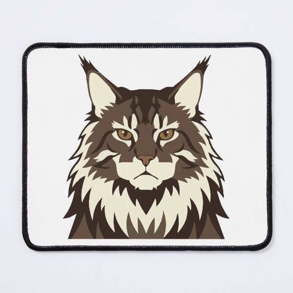 Item preview, Handsome Fluffy Mountain Maine Coon Face designed and sold by Petzzz.