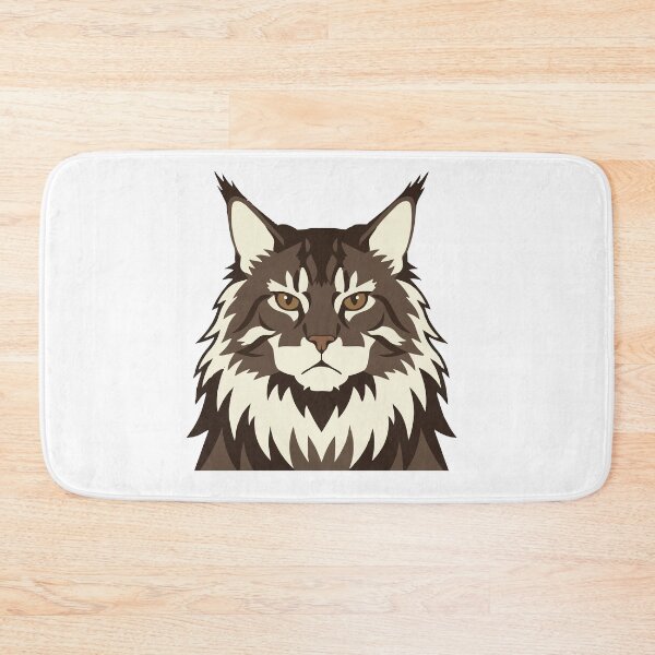 Item preview, Handsome Fluffy Mountain Maine Coon Face designed and sold by Petzzz.