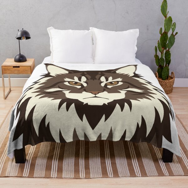 Item preview, Handsome Fluffy Mountain Maine Coon Face designed and sold by Petzzz.