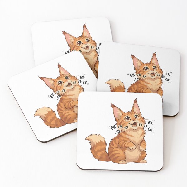 Item preview, Ek Ek Ek Bird Translator Maine Coon Cat designed and sold by Petzzz.