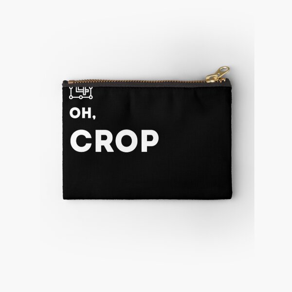 Item preview, Oh Crop Funny Photography and Graphic Design Pun designed and sold by Blvckplatinum.