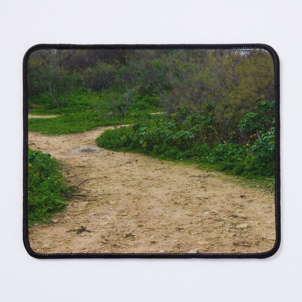 Item preview, Coastal Nature Path Through Green Bushes to the Sea Under a Cloudy Sky designed and sold by Nmallia.