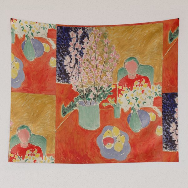 Item preview, Plum Blossoms by Henri Matisse: Fauvist Interior Fine Art Print designed and sold by artofuniverse.