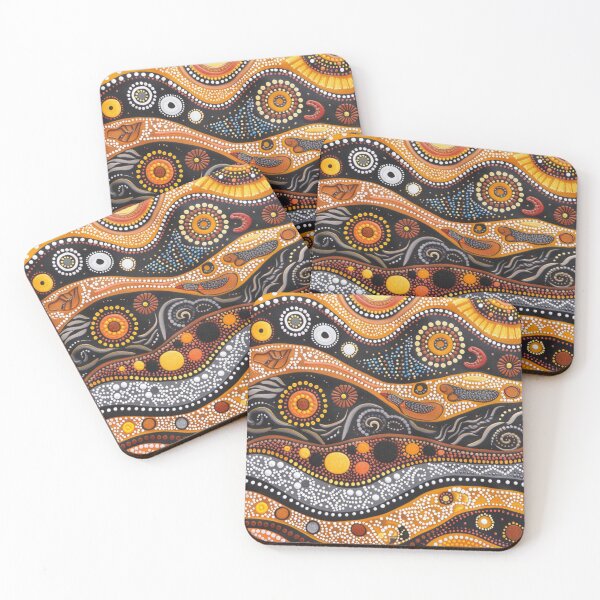 Item preview, Aboriginal Inspired Art - Underground Pattern designed and sold by GrinGalore.