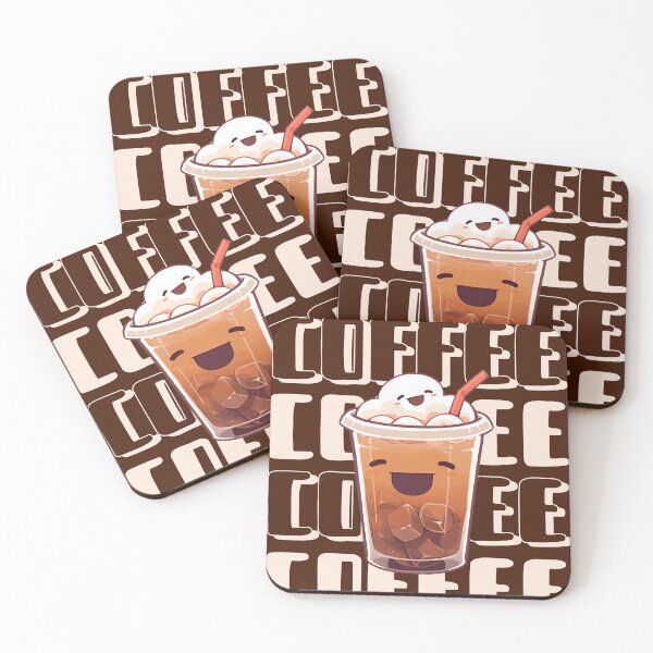 Item preview, Iced coffee with a kawaii kick designed and sold by Anavak.