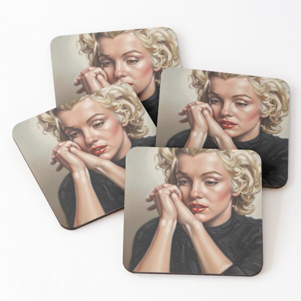 Item preview, Quiet Reflection: Marilyn Monroe Pensive Portrait Art designed and sold by Art's Diner.