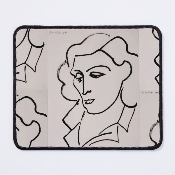 Item preview, Portrait De Lydia by Henri Matisse: Minimalist Line Art Portrait Poster designed and sold by artofuniverse.