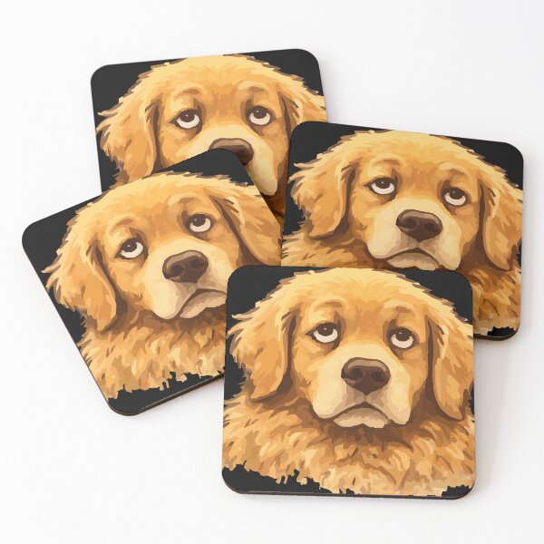 Item preview, Golden Retriver – crisis mood designed and sold by OneMoments.