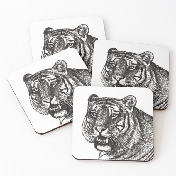 Item preview, Tiger drawing designed and sold by NoxLand.