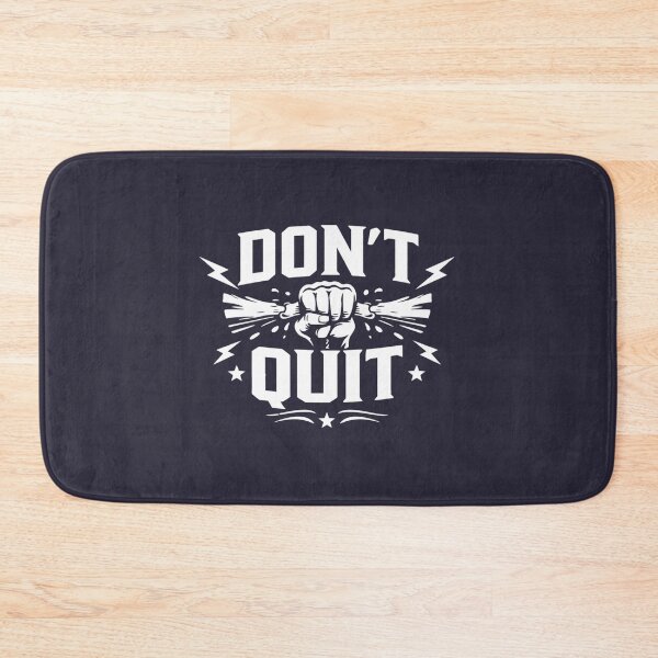 Item preview, Don’t Quit Fist Motivation Inspirational Quote Design designed and sold by ArtStyleDesign.