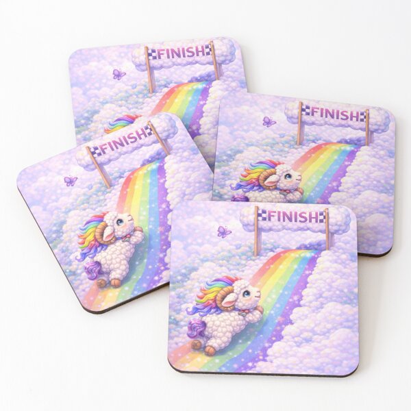 Item preview, Rainbow Ramp Sprint Track - Finish Line in the Clouds (My Little Sheep) designed and sold by Thpoar.