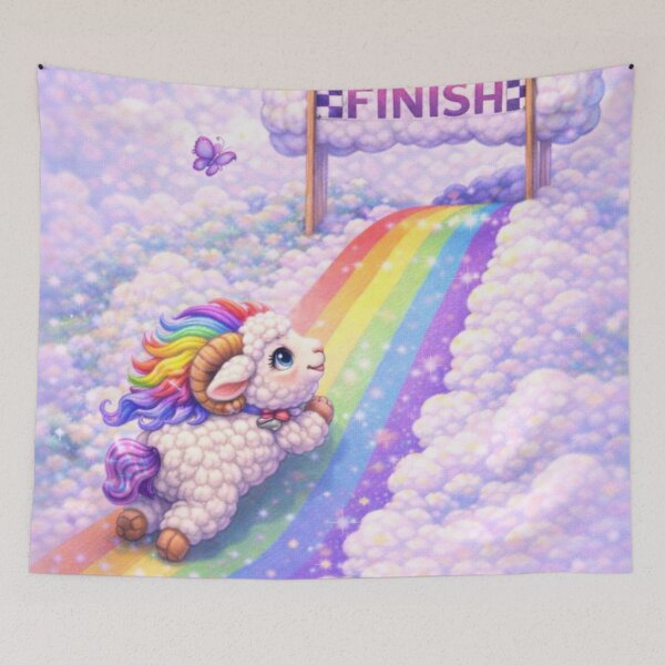 Item preview, Rainbow Ramp Sprint Track - Finish Line in the Clouds (My Little Sheep) designed and sold by Thpoar.