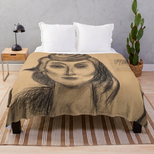 Item preview, Portrait Delsa Triolet by Henri Matisse: Expressive Fauvist Line Drawing designed and sold by artofuniverse.