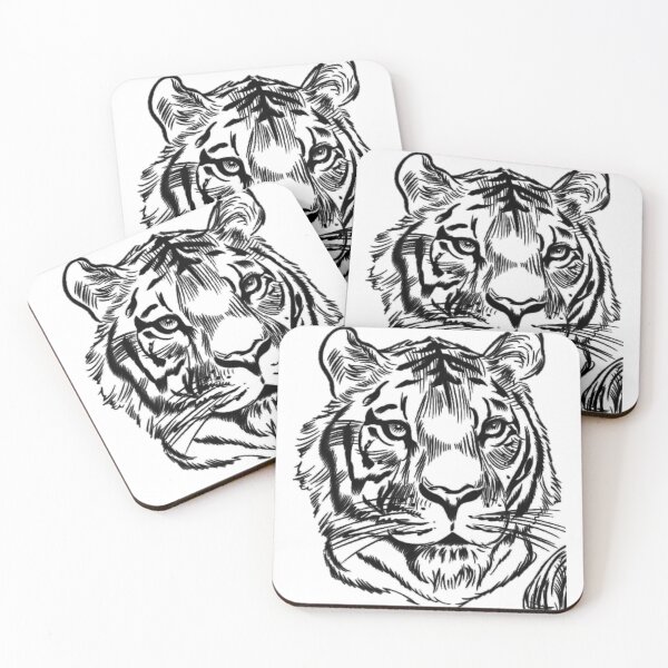 Item preview, Tiger drawing designed and sold by NoxLand.